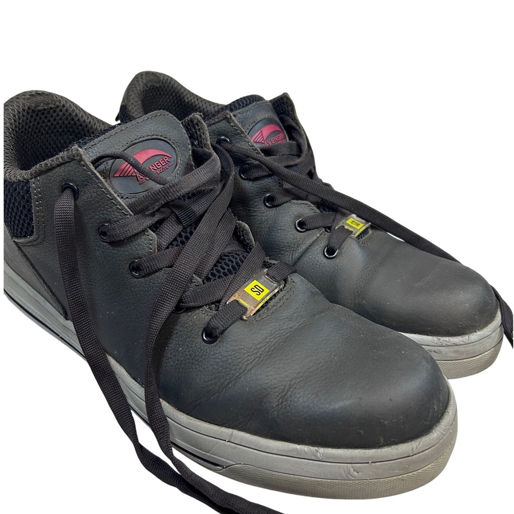 Avenger Work Shoes Steel Toe SD Rated Puncture Resistant Black electrical Sz 11